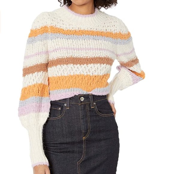 Rebecca Taylor Sweaters - NWOT Fluffy Stripe Sweater
